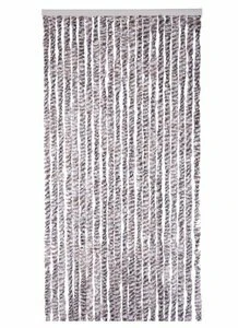 Vliegengordijn Kattenstaart 90x220cm (bruin-grijs-wit) - Afbeelding 3