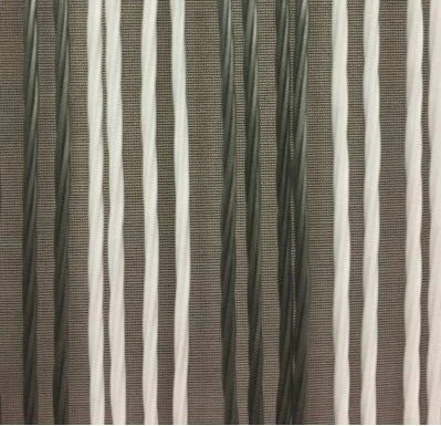 Vliegengordijn Victoria 100x240cm (wit-zilver) - Afbeelding 2