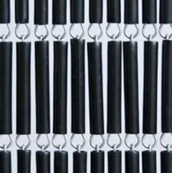 Vliegengordijn Hulzen Zwart Recht 90x210cm