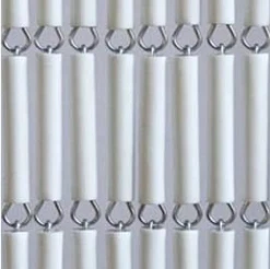 Vliegengordijn Hulzen Wit Recht 90x210cm