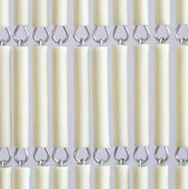Vliegengordijn Hulzen Creme Recht 90x210cm