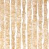 Vliegengordijn Kattenstaart 90x220cm (beige/wit)