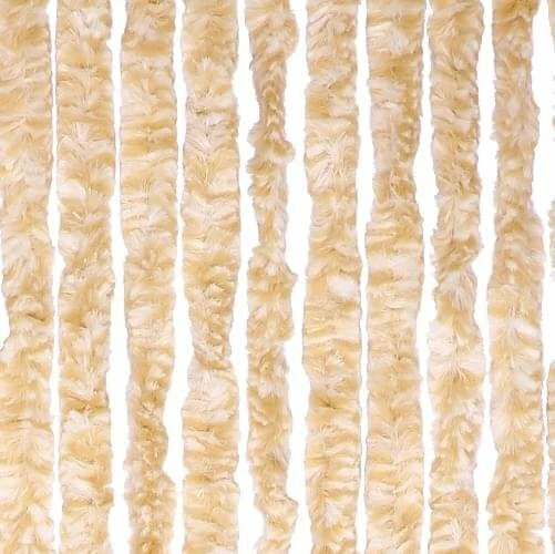 Vliegengordijn Kattenstaart 90x220cm (beige/wit)