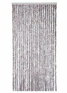Vliegengordijn Kattenstaart 100x240cm (bruin/grijs/wit) - Afbeelding 3