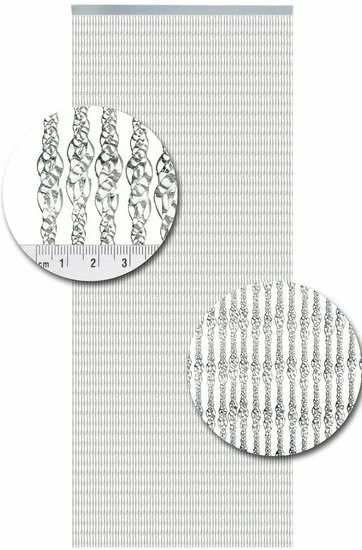 Vliegengordijn Pisa Transparant 100x240cm - Afbeelding 2