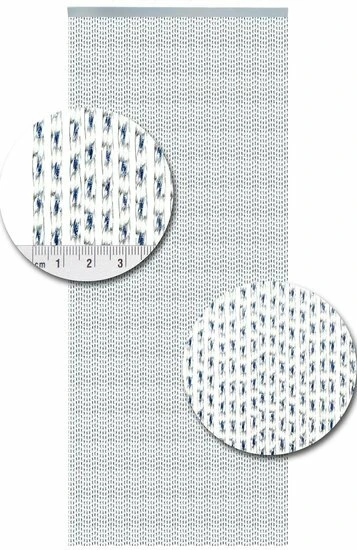 Vliegengordijn Luxe Lucca Blauw 100x240cm - Afbeelding 2