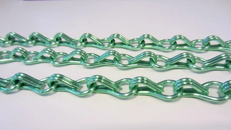 Vliegengordijn Kettingen Lime Glans 100x240cm - Afbeelding 2