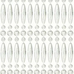 Vliegengordijn Kralen Recht Transparant 90x210cm