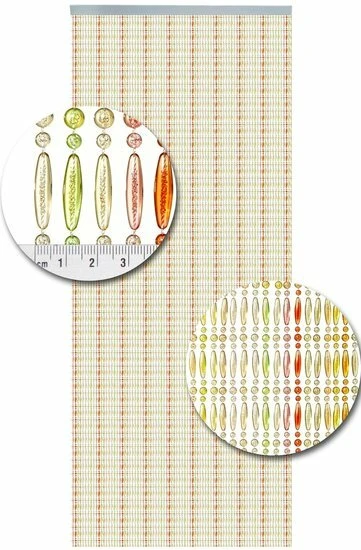 Vliegengordijn Kralen Recht Kleurenmix 90x210cm - Afbeelding 2