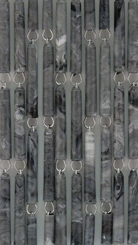 Vliegengordijn Op Maat: Hulzen Grijs Gevlekt Verspringen (kant En Klaar) - Afbeelding 2