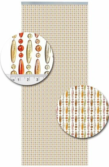 Vliegengordijn Kralen Kleurenmix 90x210cm - Afbeelding 2