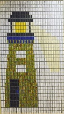 Vliegengordijn Op Maat: Vuurtoren (kant En Klaar)