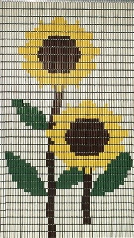 Vliegengordijn Op Maat: Zonnebloemen (kant En Klaar)