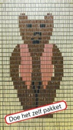 Vliegengordijn Bouwpakket Beer Groot 90x210cm