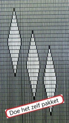 Vliegengordijn Bouwpakket 3 Ruiten Wit 90x210cm