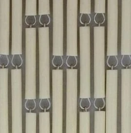 Vliegengordijn Op Maat: Hulzen Verspringen Creme (kant En Klaar)