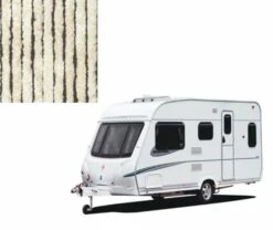 Vliegengordijn Caravan Beige/wit 56x180cm
