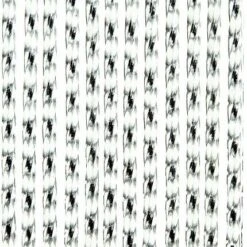 Vliegengordijn Luxe Lucca Zwart 100x240cm