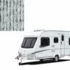 Vliegengordijn Caravan Grijs/wit 56x180cm
