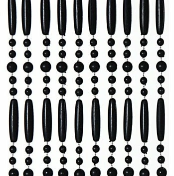 Vliegengordijn Kralen Perla Zwart 100x240cm (100 Strengen)