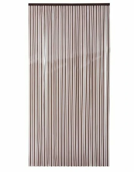 Vliegengordijn Pvc Zwaar Donkerbruin 100x220cm - Afbeelding 3