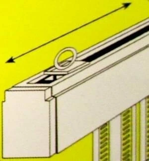 Vliegengordijn Pvc Zwaar Donkerbruin 100x220cm - Afbeelding 4