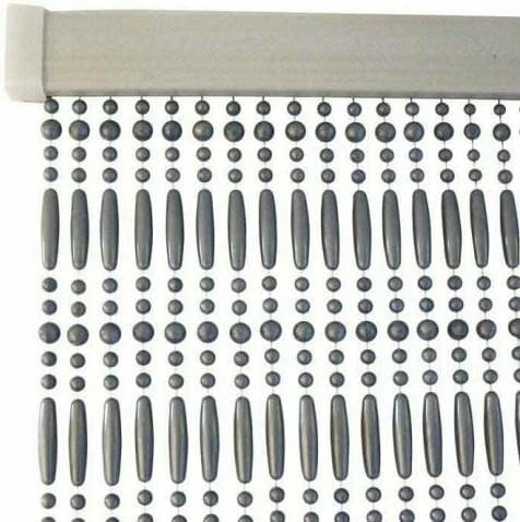 Vliegengordijn Kralen Perla Grijs 90x220cm (90 Strengen) - Afbeelding 2