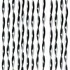 Vliegengordijn Opal 90x220cm (zilver-zwart)