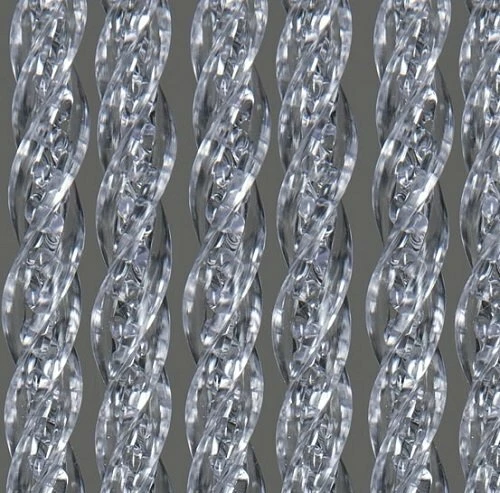 Vliegengordijn Orchidea 90x220cm (transparant)