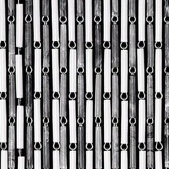 Vliegengordijn Hulzen Wit/grijs 90x210cm