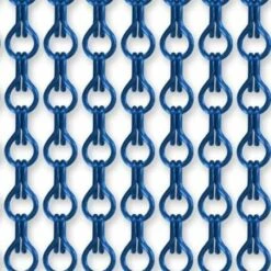 Vliegengordijn Kettingen Blauw Glans 90x210cm