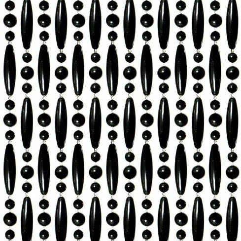 Vliegengordijn Kralen Zwart 90x210cm