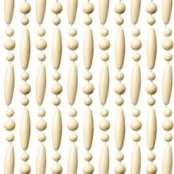 Vliegengordijn Kralen Creme 90x210cm