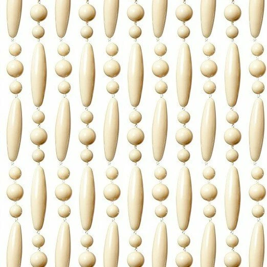 Vliegengordijn Kralen Creme 90x210cm