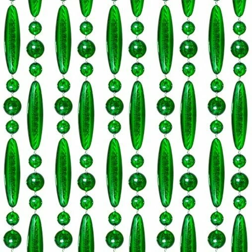 Vliegengordijn Kralen Groen Transparant 90x210cm