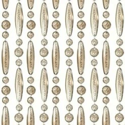 Vliegengordijn Kralen Champagne Transparant 90x210cm