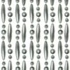 Vliegengordijn Kralen Zilver Metallic 90x210cm