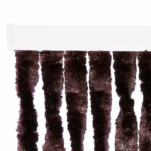 Vliegengordijn Twisted Plush Bruin 90x205cm - Afbeelding 2