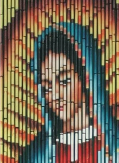 Vliegengordijn Kitsch Kitchen Bamboe Maria 90x200cm - Afbeelding 2