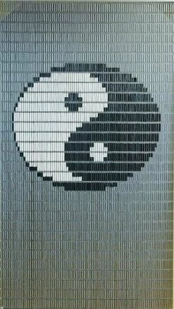 Vliegengordijn Op Maat: Yin Yang (kant En Klaar)