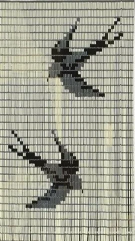 Vliegengordijn Op Maat: Vogels Creme (kant En Klaar)