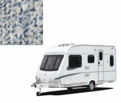 Vliegengordijn Caravan Blauw/wit 56x180cm
